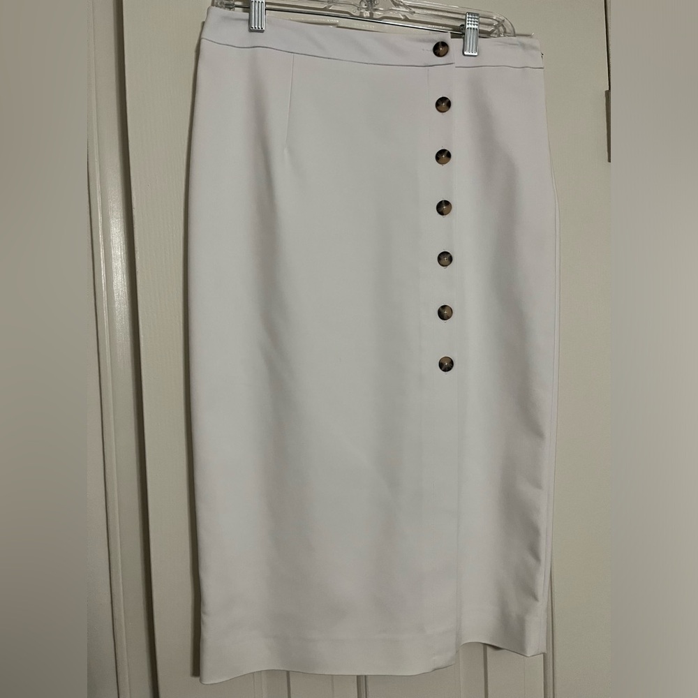 Alex Marie white pencil skirt size 8 NWOT